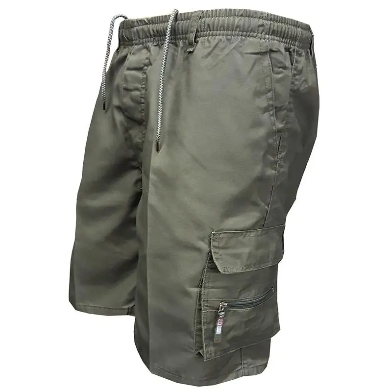 Fashion Men\'s Military Cargo Shorts Mens Tactical Pants Casual Big Pocket Sports Slacks Cargo Panels Trousers Plus Size for Male