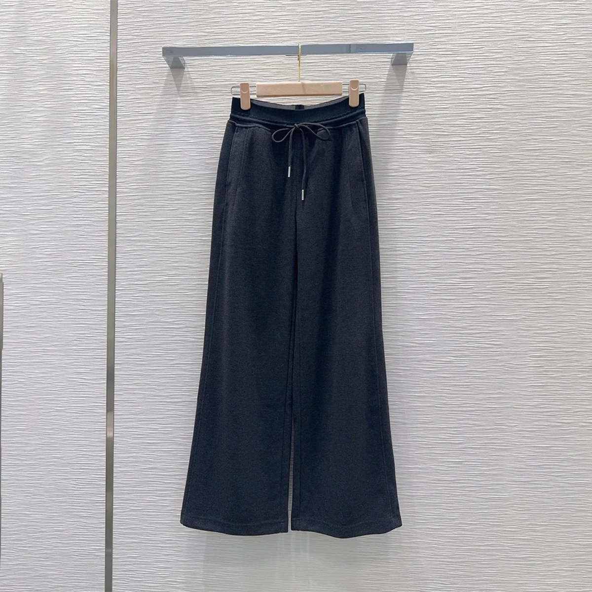 2026 High Quality Women's High Waist Drawstring Micro Pull Waist Pants2610754