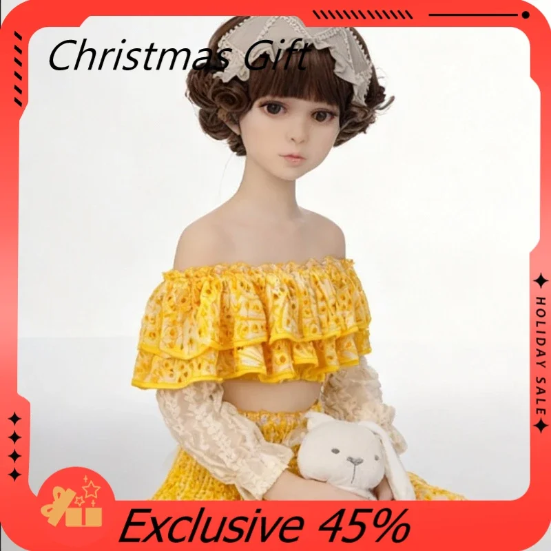 

Бесшовная женская фигурка, аниме-кукла из ТПЭ с париком и нарядкой, большая позаковая коллекционная статуя со стальным скелетом для