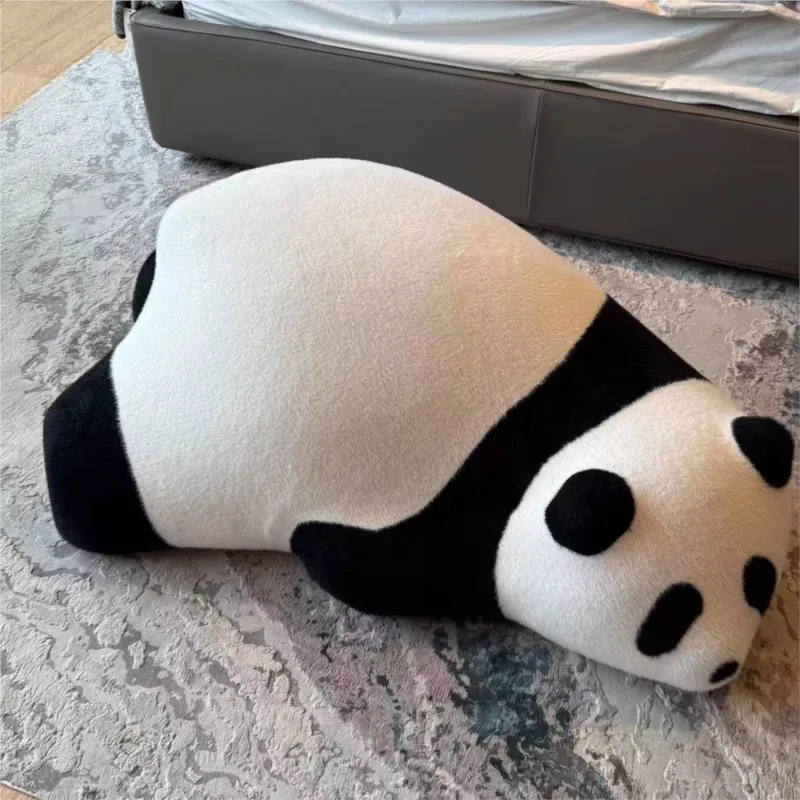 LazyChild Lying Panda Designer Animal Shape Lazy Sofa Creative Cartoon Kids Cushion Sofa Chair For Living Room