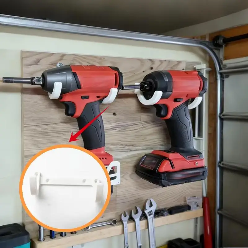 Custom Fit M18 Angle Grinder Bracket 3D Printed Wall Mount Sturdy Electric Tool Holder for Workshop Garage Organization