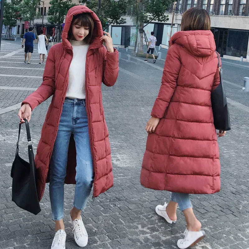 Fv9902 2019 new autumn winter women fashion casual warm jacket female  coats woman parka  korean womens