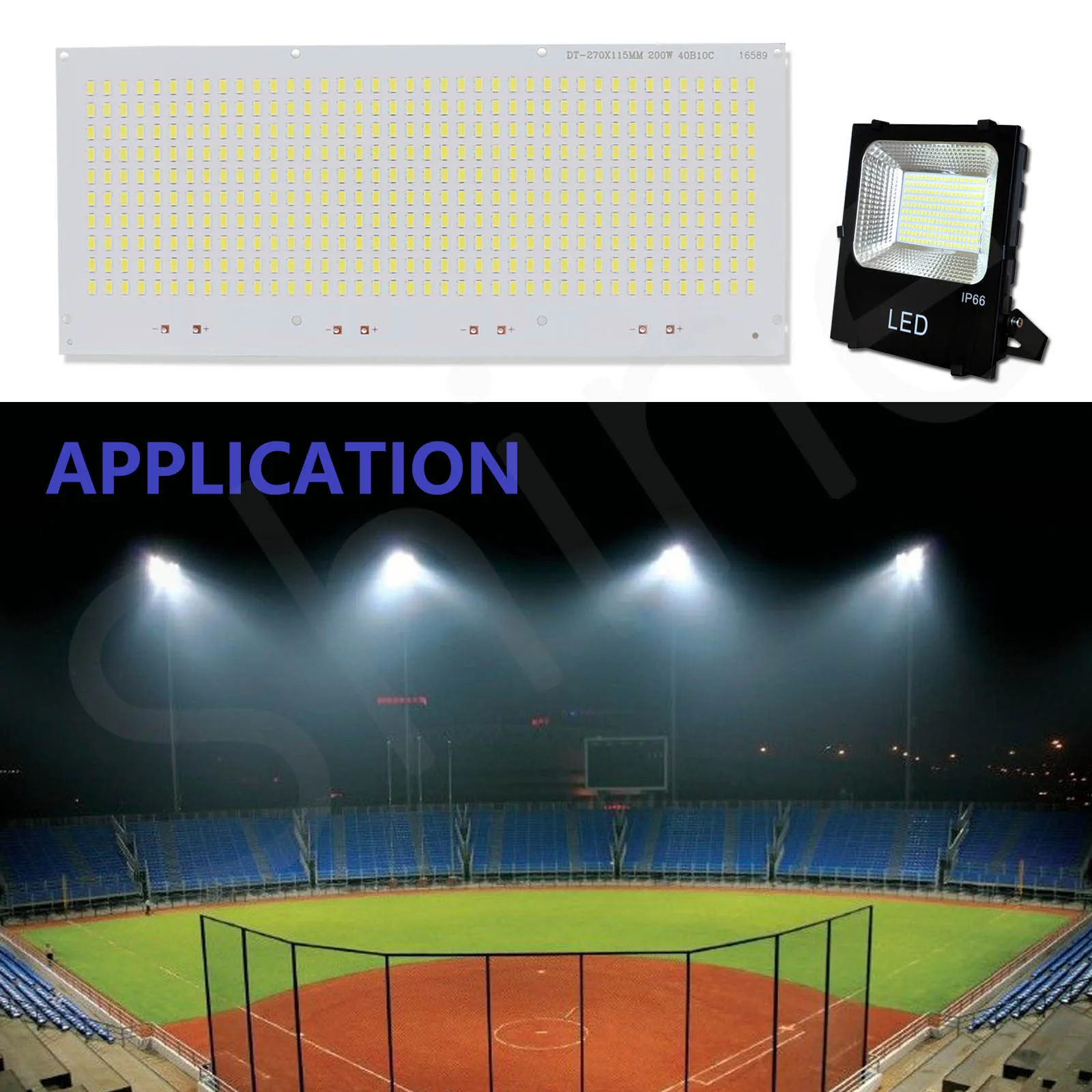 200W HA CONDOTTO LA Luce Bordo DC30-32V SMD5730 LED Perlina Substrato In Alluminio 6500K Proiettore Sorgente Luminosa SMD Bordo luminoso Illuminazione Esterna