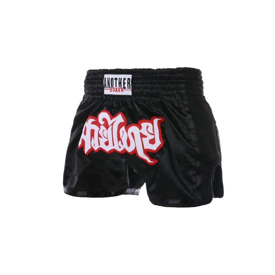 Pantalones cortos de tela de red Muay Thai para hombres y mujeres, ropa de lucha MMA resistente, Bóxer Simple y hermoso para niños, verano, nuevo