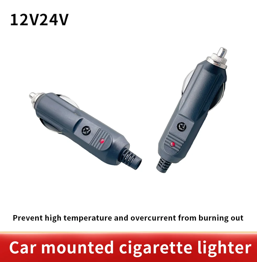 1pcs 12V/24V 3A Car Accessory Male Cigarette Lighter Socket Converter Plug