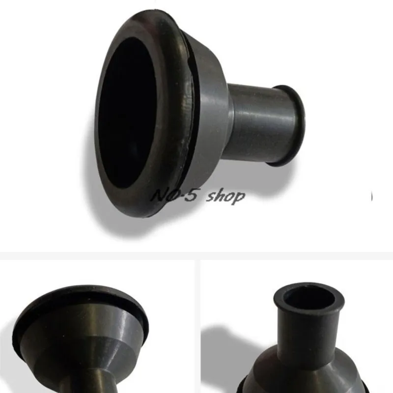 10Pcs 20x45x55mm Rubber Sleeve Rubber Protective Sleeve Round Dust Boot Silicone Black Sheet Metal Threading Sleeve