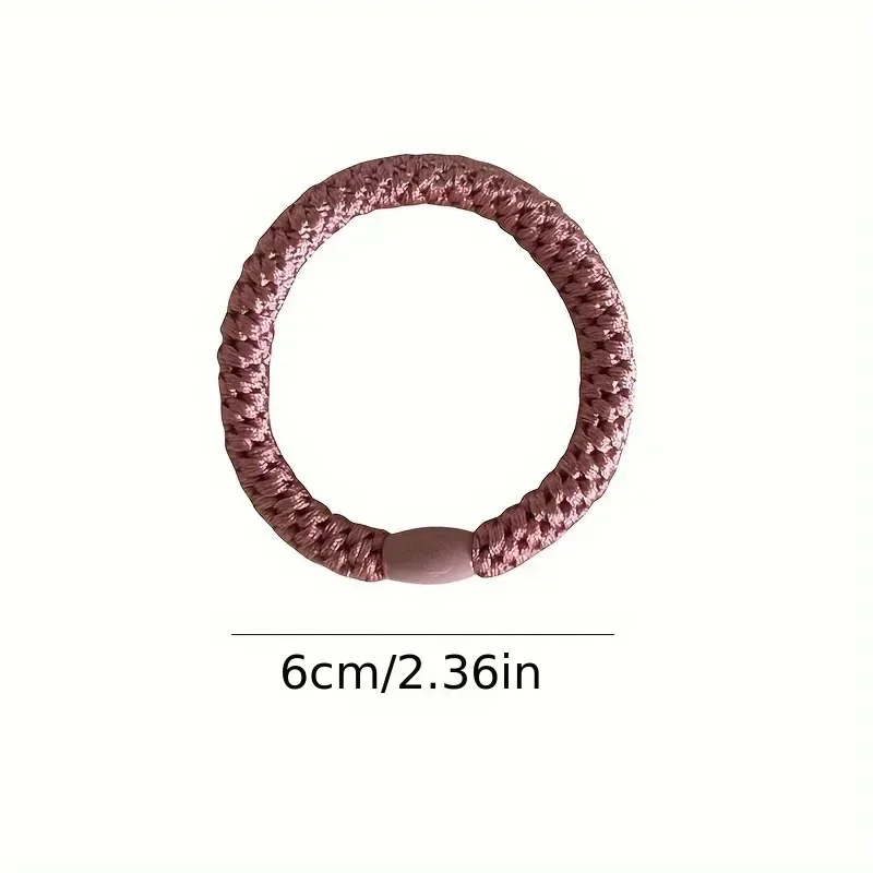 15pcs/box High Elastic Hair Rubber Bands For Women Black Hair Tie Girls Ponytail Holder Hair Rope Hairbands hair accessories image 6