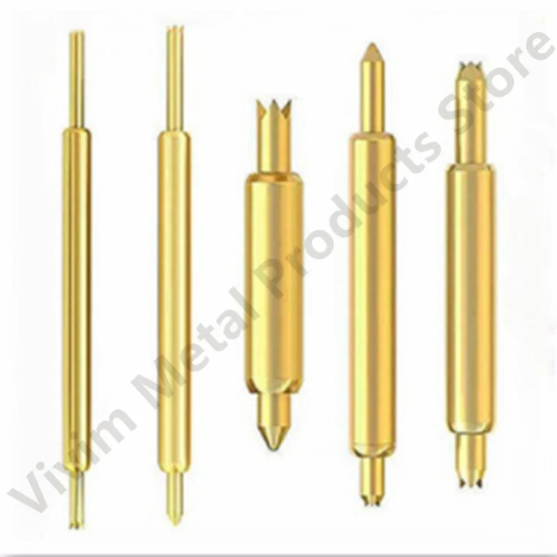 

100pcs Double-ended Test Needle Test Probe BGA Semiconductor Probe 051-DD-5.70 Two-ended Telescopic Spring Test Pin 5.7 Pogo Pin