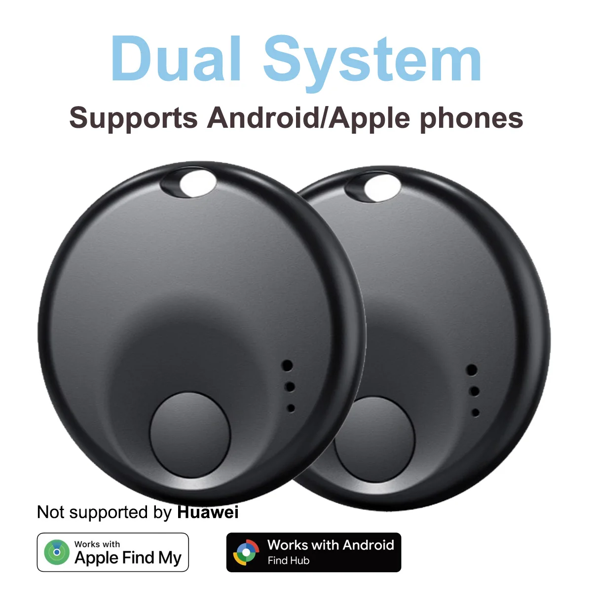 

Smart Air Tracker Tag, Bluetooth-трекер, совместимый с приложением Apple Find My или Google Find Hub, водонепроницаемый поиск предметов