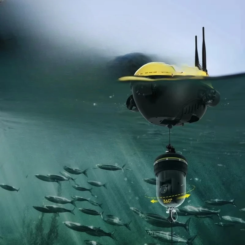 Underwater fish finder remote control Unmanned boat can view high-end fish finder high-definition underwater camera