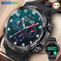 TJXL-SENBONO 2024 MAX18 Men Sports Smartwatch  AMOLED Big Screen AI  Voice Assistant Answer Calls Long Standby Women Smart Watch