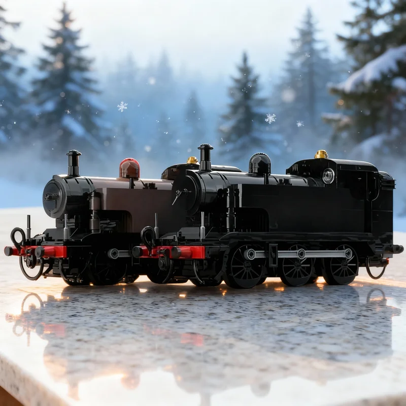 

480pcs MOC LB SCR 0 6 Tank Engine Hobbybricks Train Model Christmas Gifts Building Blocks Construction Toy DIY Idea Creative