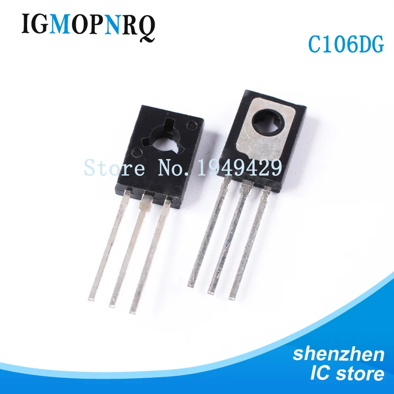 10PCS C106DG C106 TO-126 SCR 400V 4A New   fast delivery