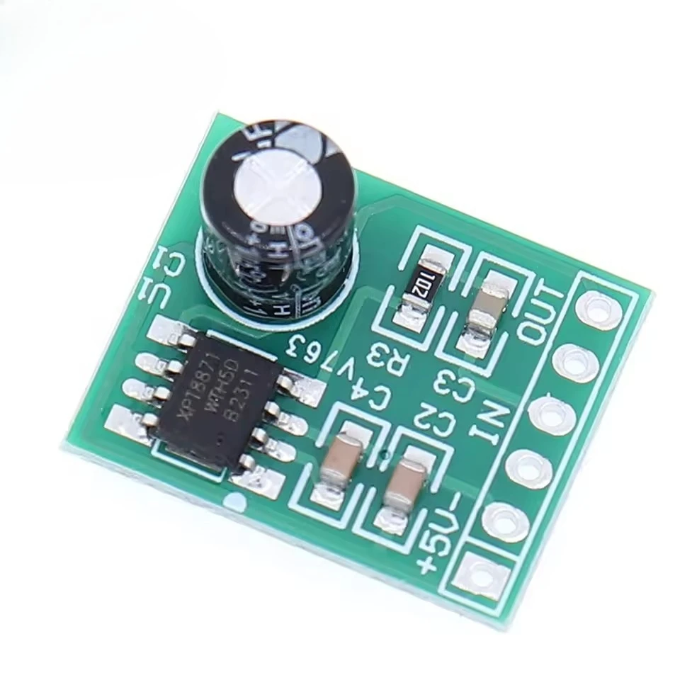 XPT8871 Low-Voltage Audio Amp Module (3V–5V) – Mono/Stereo, Lithium Battery Powered, 5W Output for Compact Sing Machine Projects