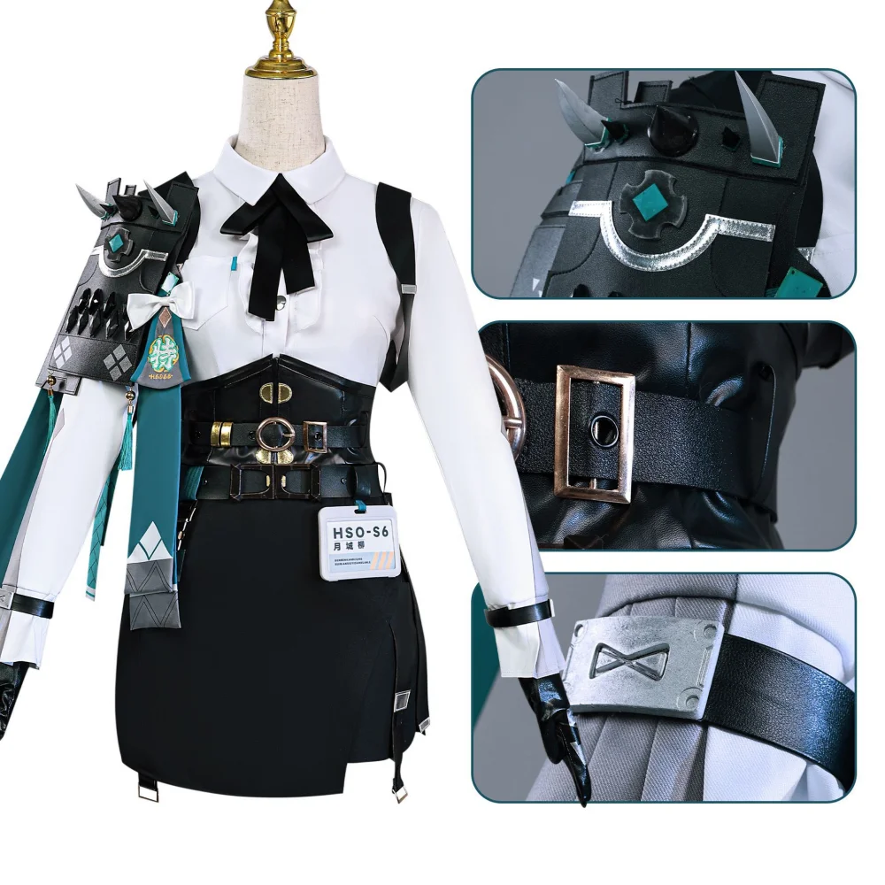 Tsukishiro Yanagi Cosplay Anime Spiel Zenless Zone Null Tsukishiro Yanagi Cosplay Kostüm Rosa Langes Haar Rollenspiel Schuhe