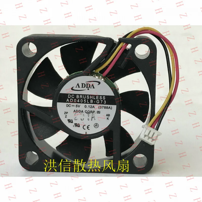 P+ for ADDA AD0405LB-G73 5V 0.12A 4CM 4010 40mm double ball silent fan 3pin