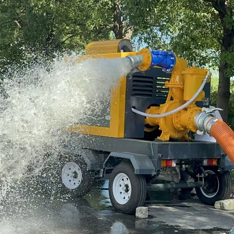 Deposit Custom High Flow Mobile Drainage Pump Truck Diesel Water Pump Flood Control Emergency Municipal Sewage Rescue Pump
