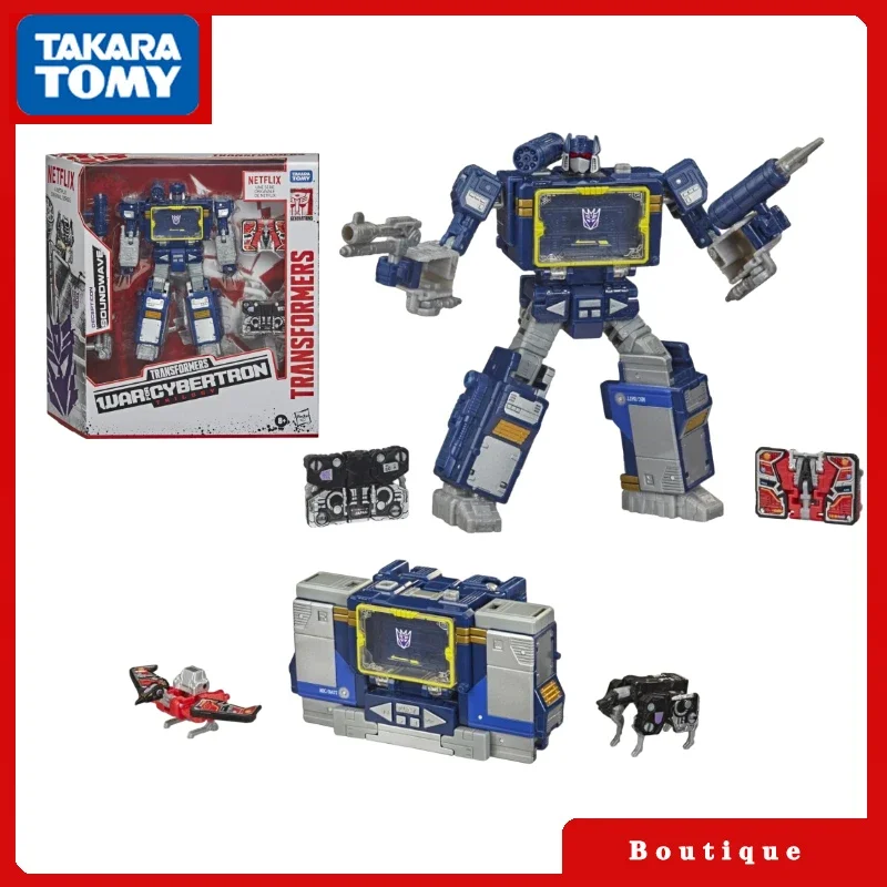 

In Stock Tomy Transformers Toys War for Cybertron Netflix Limited Soundwave Action Figures Collectible Gifts Classic Hobbies