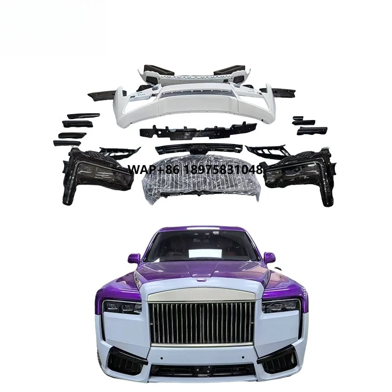 TDCMY for  Cullinan Upgrade 18-24 Version Bumper With High-end Configuration Factory Original LED Headlights Body Kit