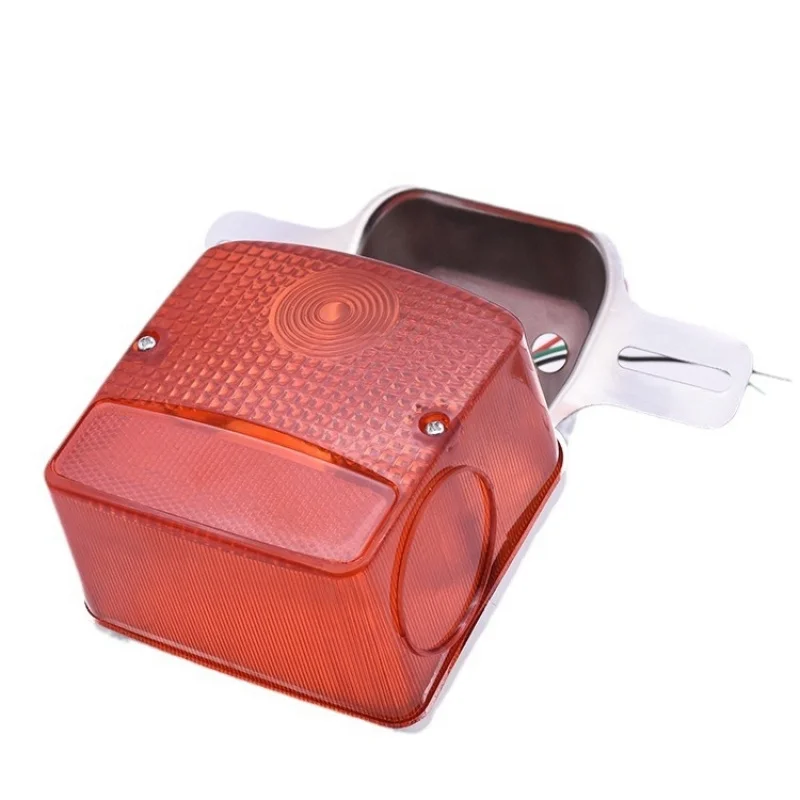 Motorcycle Rear Brake Turn Signal Light Assembly, Waterproof Direct Fit for Suzuki GN125 125cc Motorbike Taillight. view 6