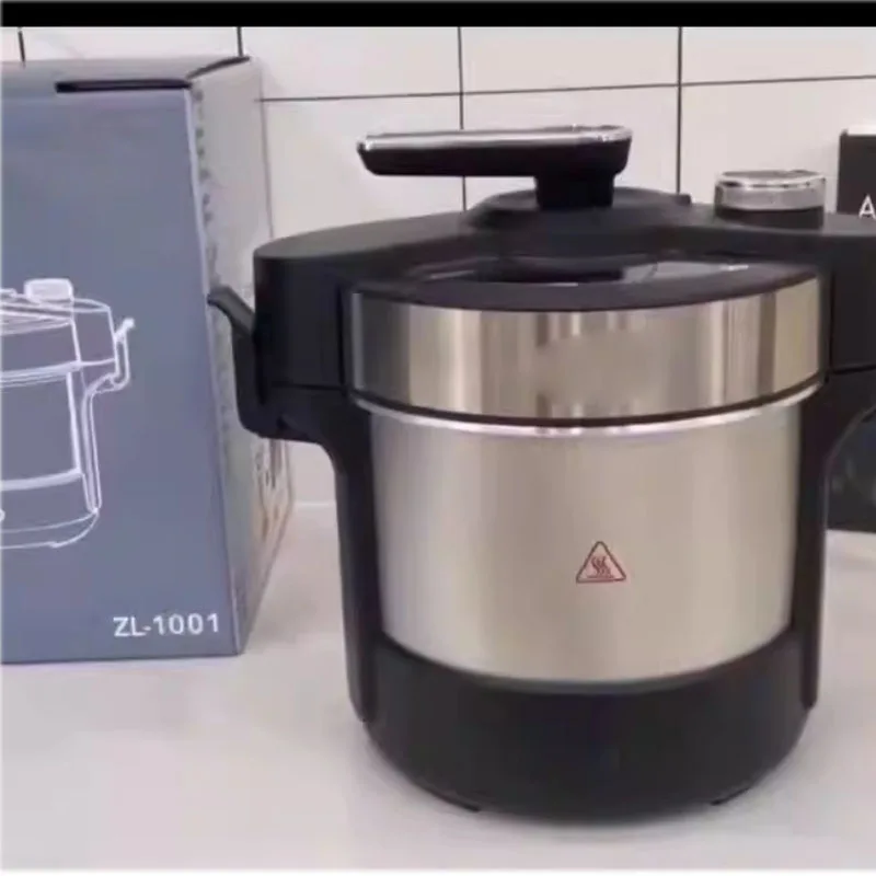Máquina Elétrica Automática de Fufu 6L com Função de Aquecimento, Máquina de Fufu, Máquina de Mandioca, Misturador Comercial de Alimentos