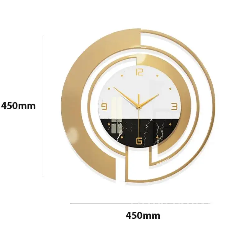 Light Luxury Wall Clock Fashion Home Clocks Watch Home Decoration Pendant Hotel Living Room Lobby Wall Hanging Watch Decor Clock