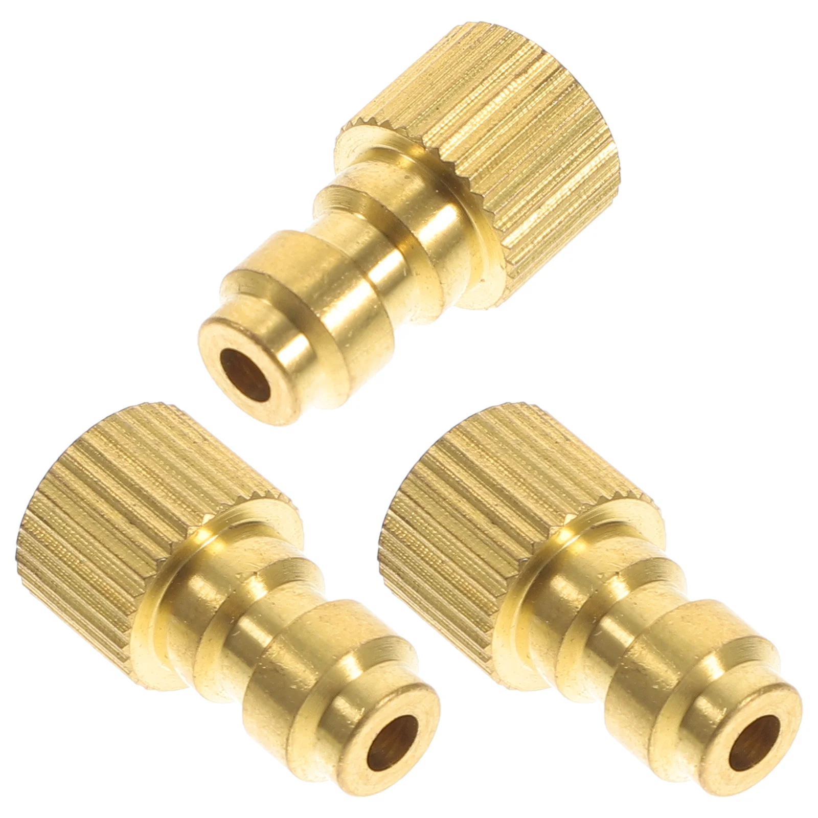 

3Pcs Tire Pump Adapter Copper Metal Strong Bearing 8Mm Head for High Pressure Air Pump Cylinder Connector Cylinder Adapter