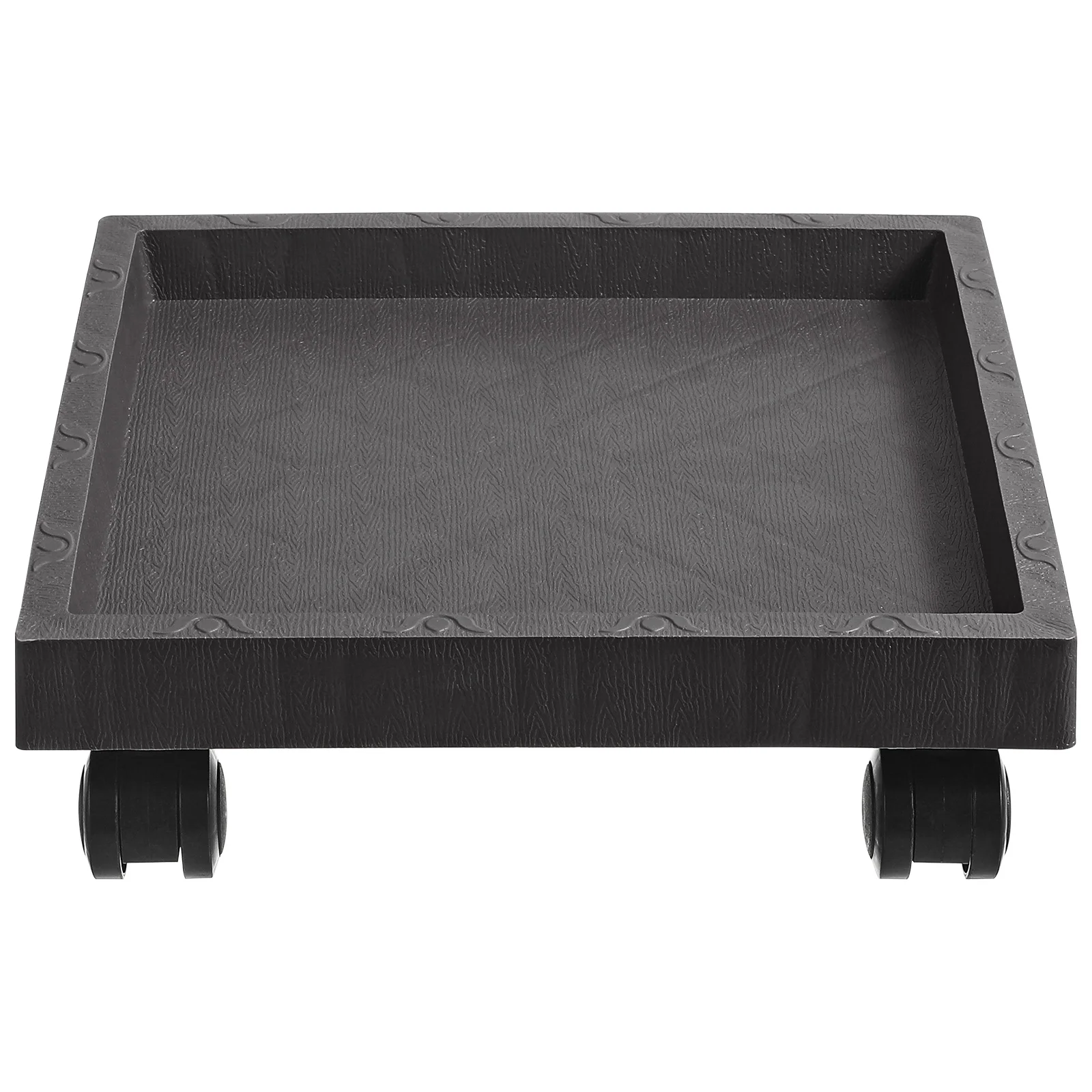

Round Flower Pot Tray Stand with Wheel Multi-layer Plant Pallet Grey Wheels Square Work