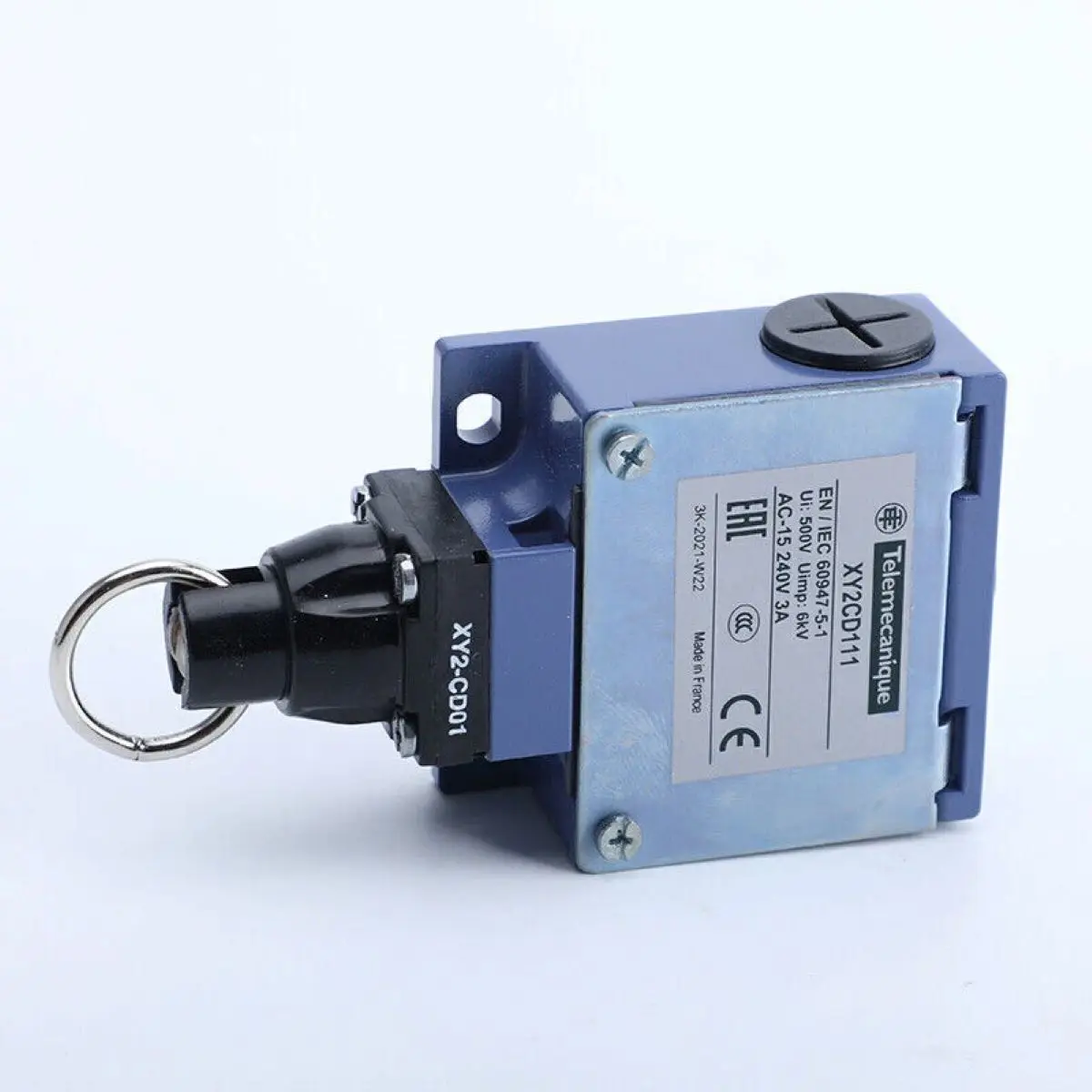 XY2CD111 Simple rope pull switch Emergency stop rope pull switches XY2C, cable 240 VAC 10 A XY2Cd