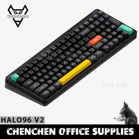 Nuphy Halo96 V2 Mechanical Keyboard 3 Mode Hot Swap Low Profile Wireless Bluetooth Halo 96 Custom Gasket Office Gaming Keyboards