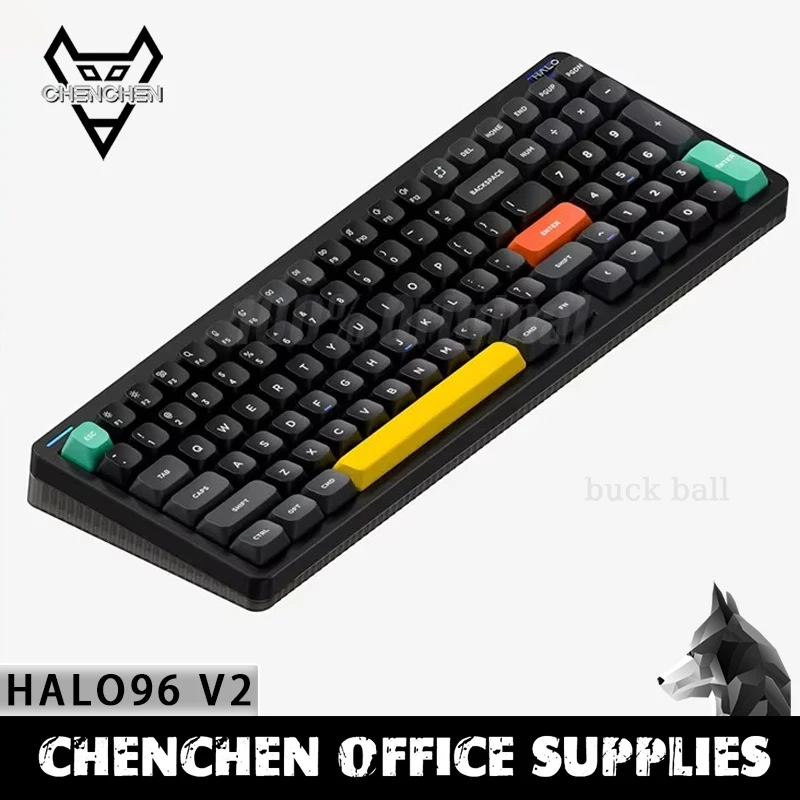 Nuphy Halo96 V2 Mechanical Keyboard 3 Mode Hot Swap Low Profile Wireless Bluetooth Halo 96 Custom Gasket Office Gaming Keyboards