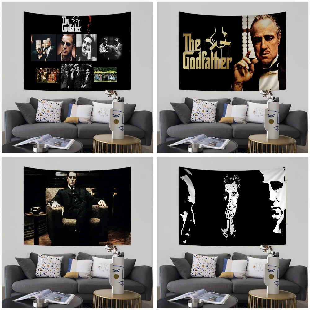 

The Godfather Printed Large Wall Tapestry Indian Buddha Wall Decoration Witchcraft Bohemian Hippie Wall Art Decor