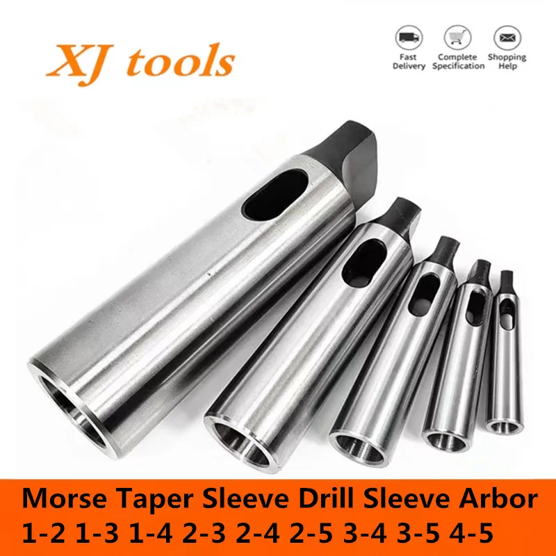 1PCS Spindle MT1 MT2 MT3 MT4 MT5 Arbor Morse Taper Adapter Reducing Drill Sleeve For Morse Taper Sleeve Shank Accessories