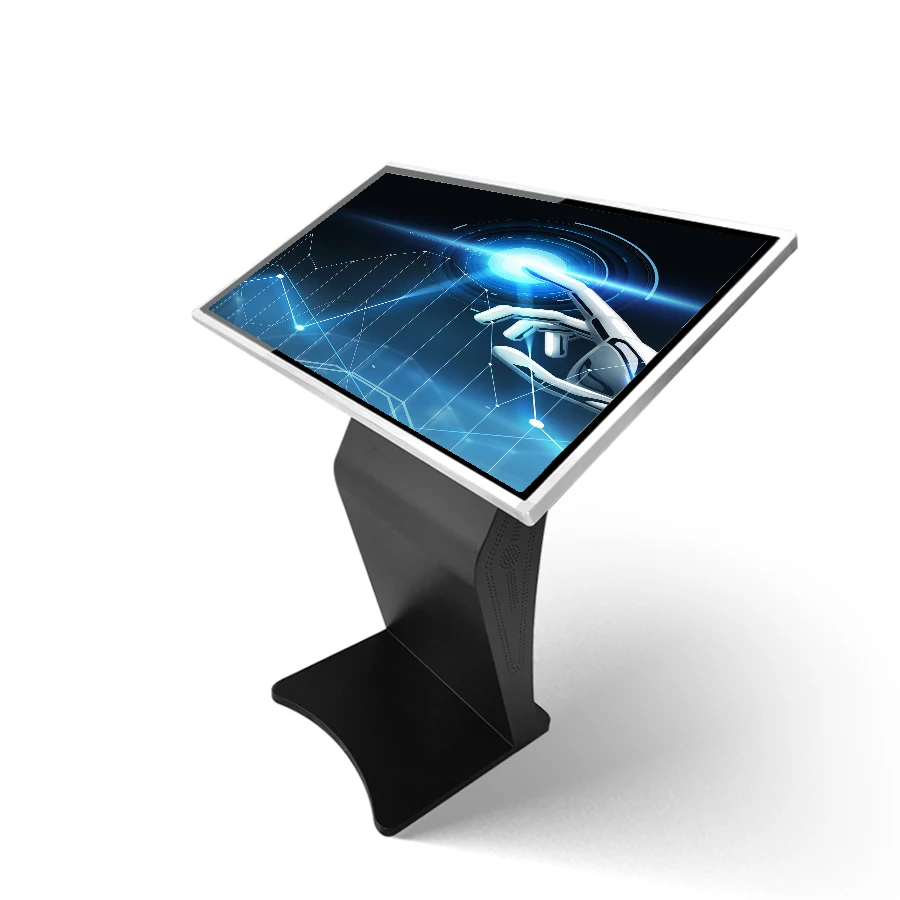 49 Inch Free Standing Landscape PC Network Interactive Multi Touch Screen Tablet Kiosk 64G SSD For Shopping Mall Education Use