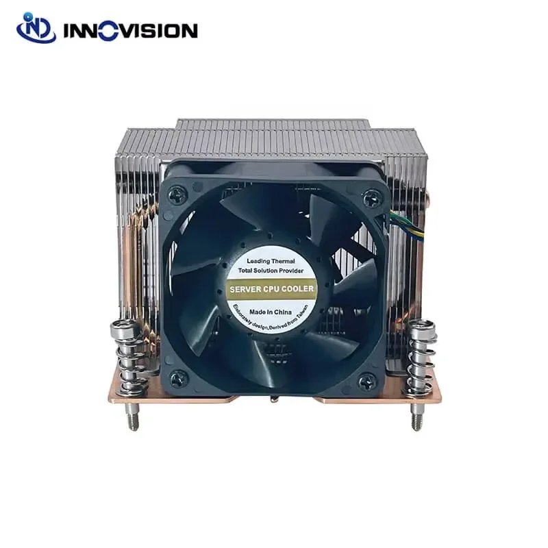 BOLRZO 2U 115X Server CPU Cooler 6025mm High Speed Fan Steam Chamber LGA115x/1200 for Industrial Cooling Parts
