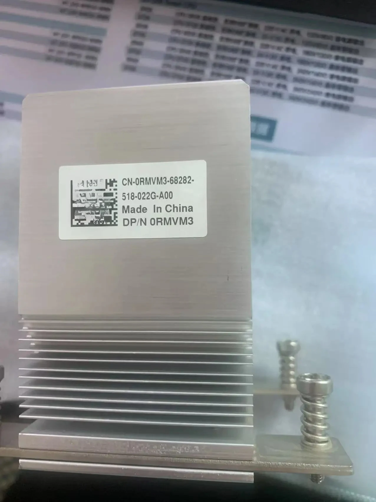 High Quality Original For  PowerEdge T630 Server HeatSink Radiator RMVM3 0RMVM3 CN-RMVM3