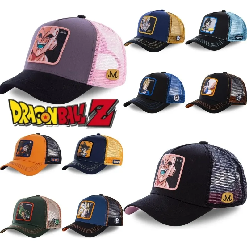 Hohe Qualität Dragon Ball Styles Anime Son Goku Baumwolle Neue Baseball Cap Männer Frauen Hip Hop Papa Einstellbare Mesh Hut Trucker Hut