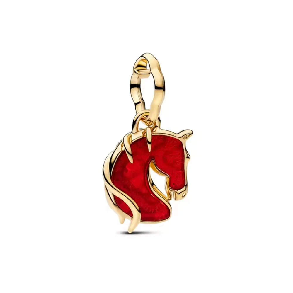 New 925 Silver Magic Cube Rose Moon Pendant Suitable for Europe Original Bracelet DIY Accessories Exquisite Jewelry