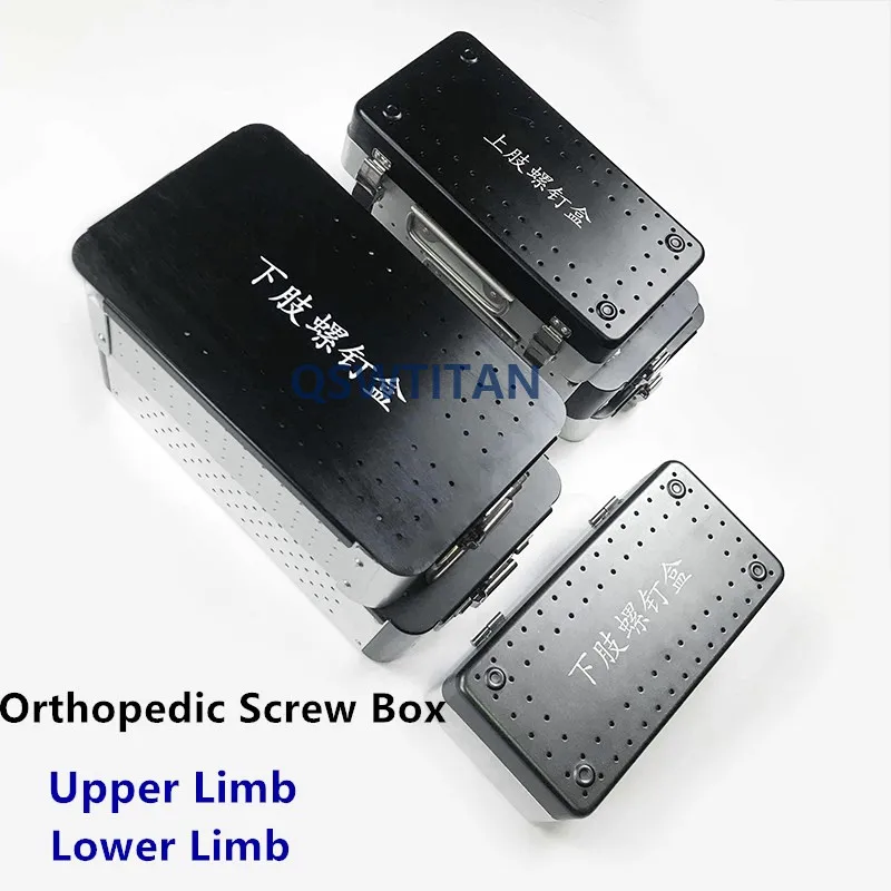 Upper/Lower Limb Screws Box Sterilization Box Screw Case Rack Veterinary Orthopedics Instruments