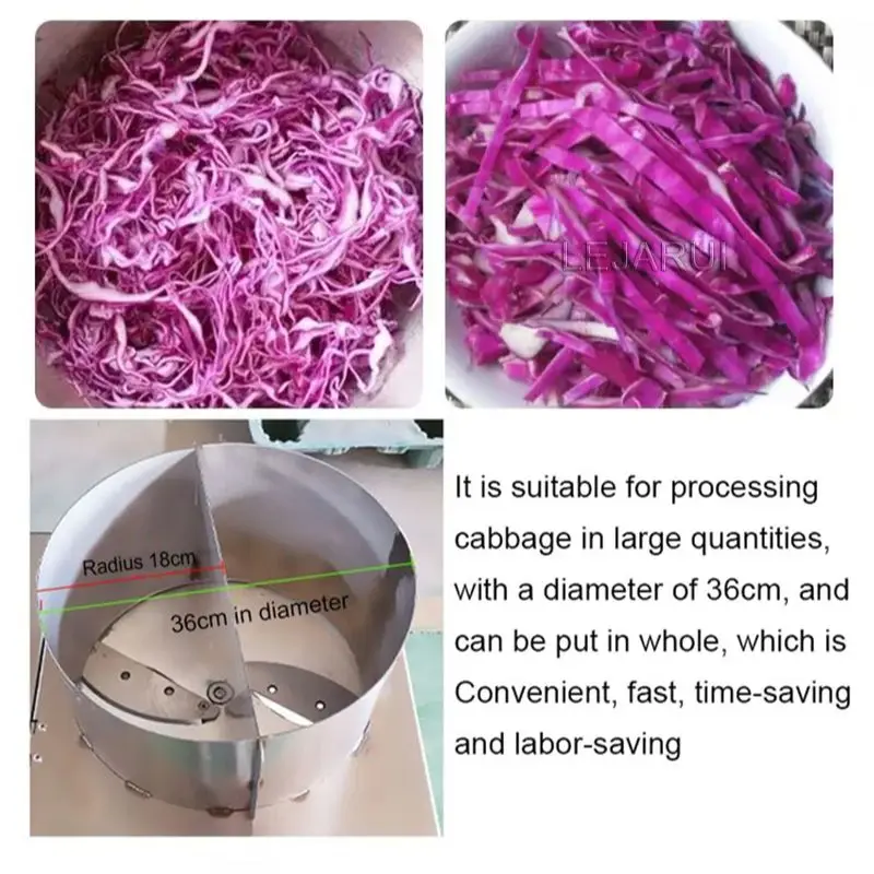 BURUIMU 220V Multi-Function Electric Onion Shredder Automatic Vegetable Cutting Machine