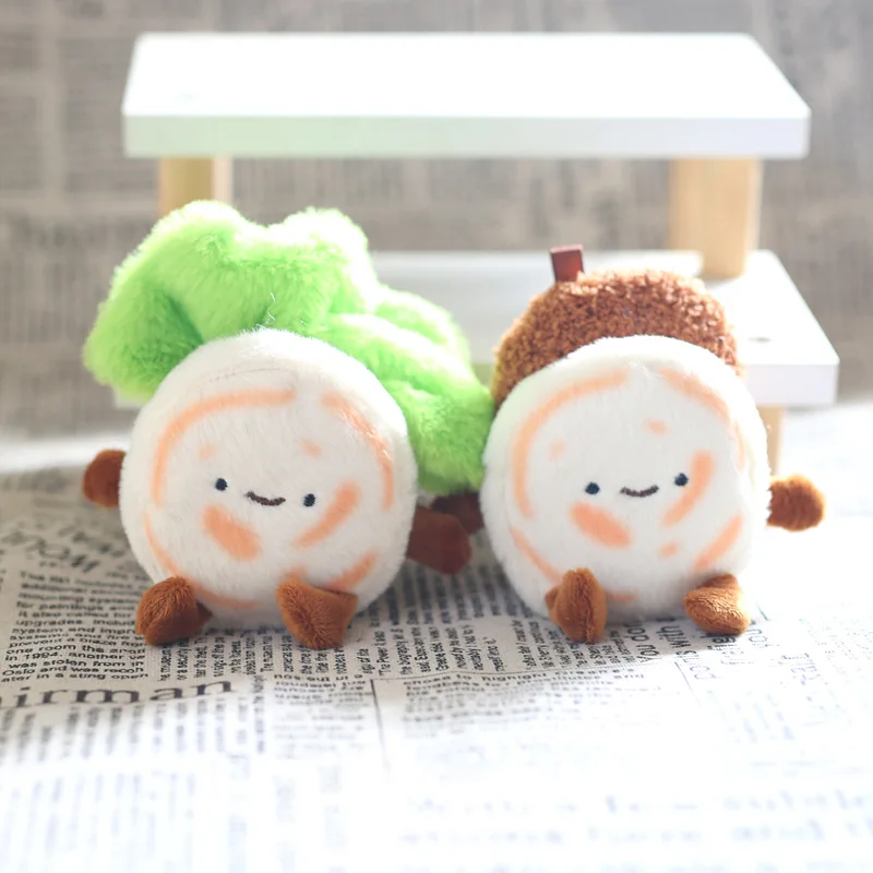 

Мультяшный милый мясной хлеб, плюшевая кукла, брелок, забавная имитация еды, кукла, игрушка, сумка для девочек, украшение, кулон, детский подарок на день рождения