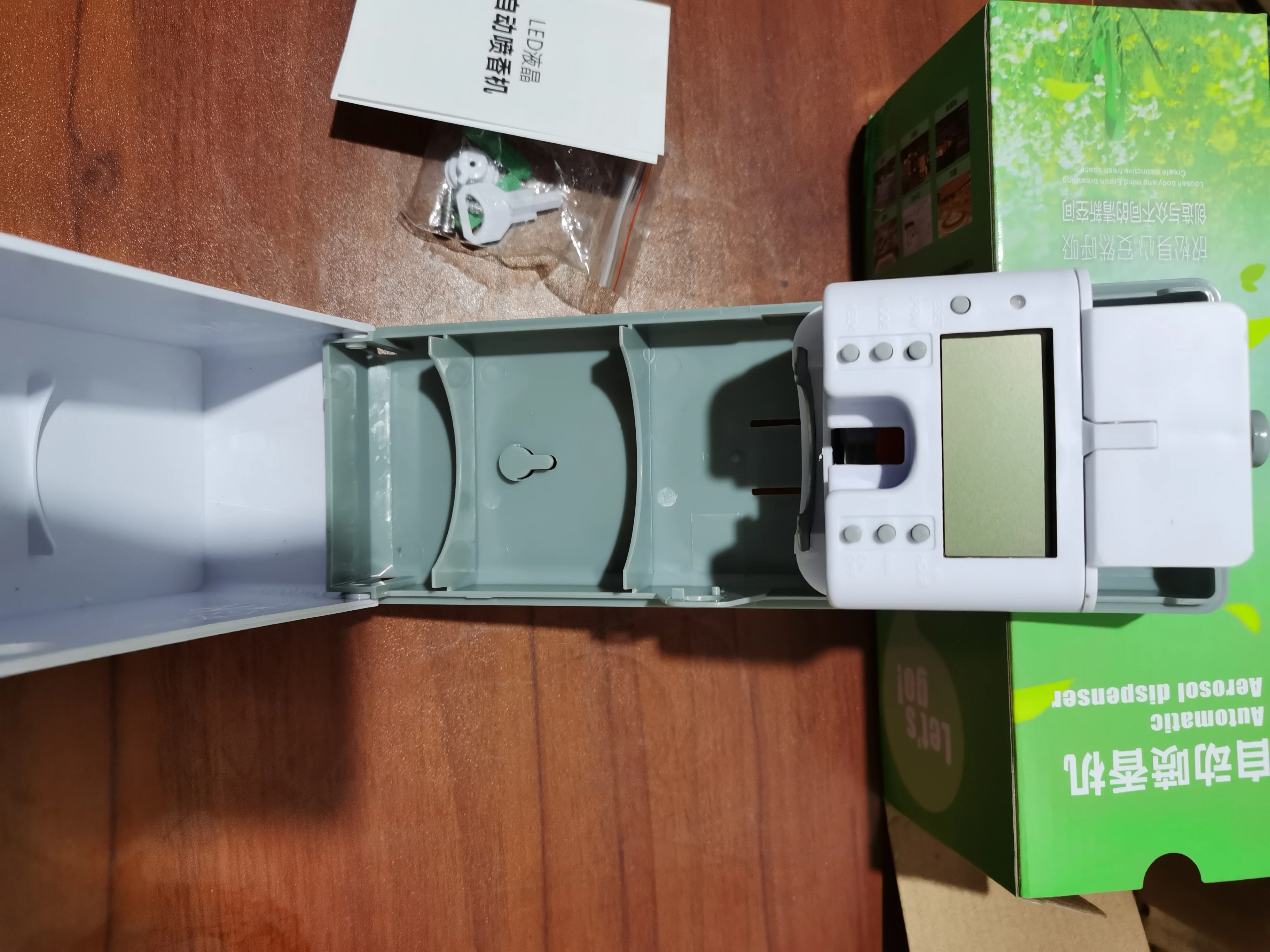 Lcd Automatische Aerosol Hotel Indoor Getimede Afstandsbediening Geur Spuit Parfum Inductie Spuitmachine