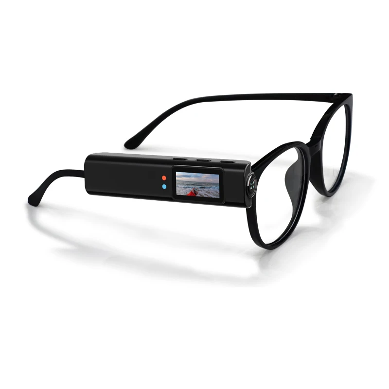 Smart Video Glasses FPV Sunglasses Camera 12MP/2.7K MicroSD RoadCam APP Control Smart Luxury Shades