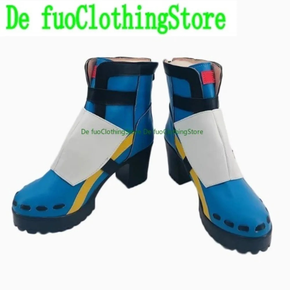 Defuo Bridget Cosplay Shoes Anime Game Role-playing Halloween Costumes Props Shoes Boots