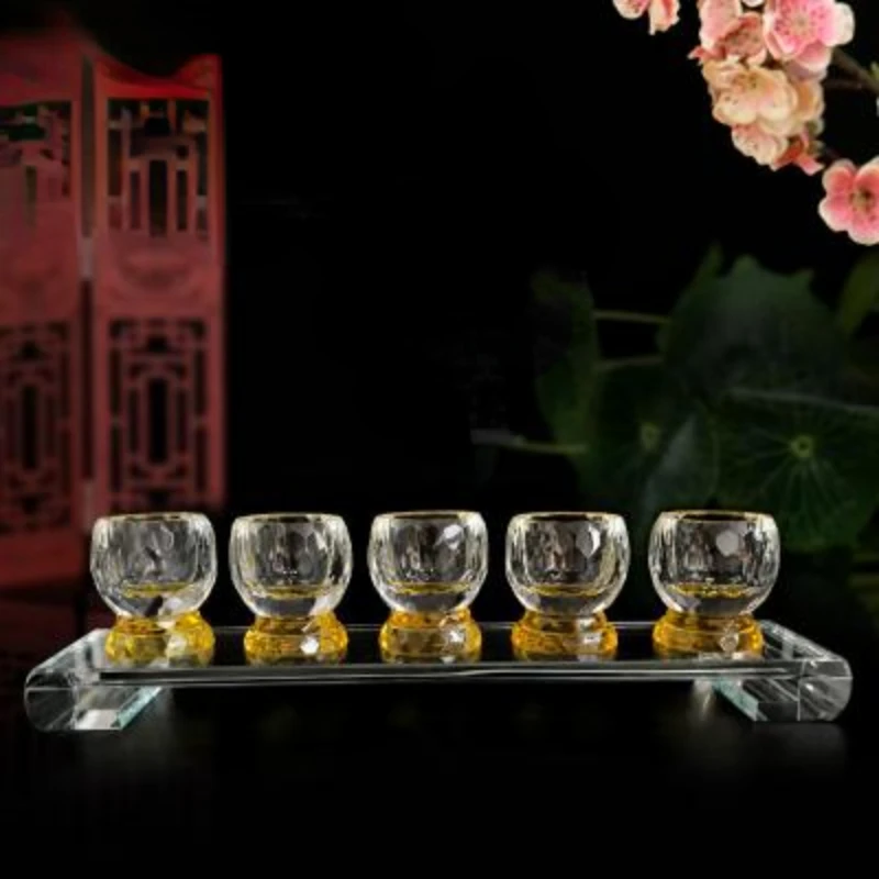 

Cup Buddha Worship Cup Buddhist Supplies Buddhist Hall Tribute Holy Water Water Filter Jug Crystal Tribute Cup Buddha Utensils