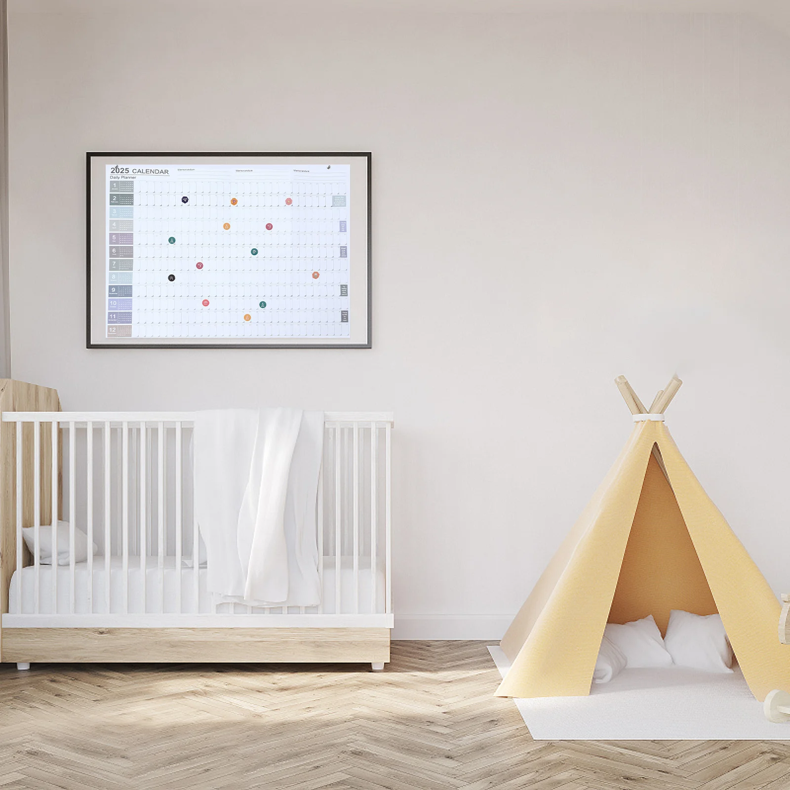 

1 комплект, креативный настенный календарь, бумажный декоративный ежегодный планировщик на 2025 год, домашний календарь-планировщик для домашнего офиса, школы