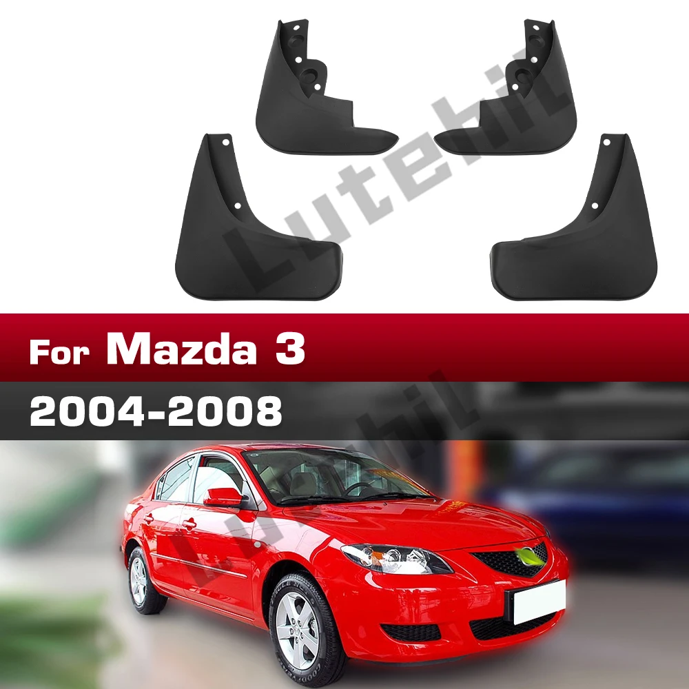 

For Mazda 3 2004 2005 2006 2007 2008 Fender Mudflaps Splash Guards Mudguards Mud Flaps car Accessories