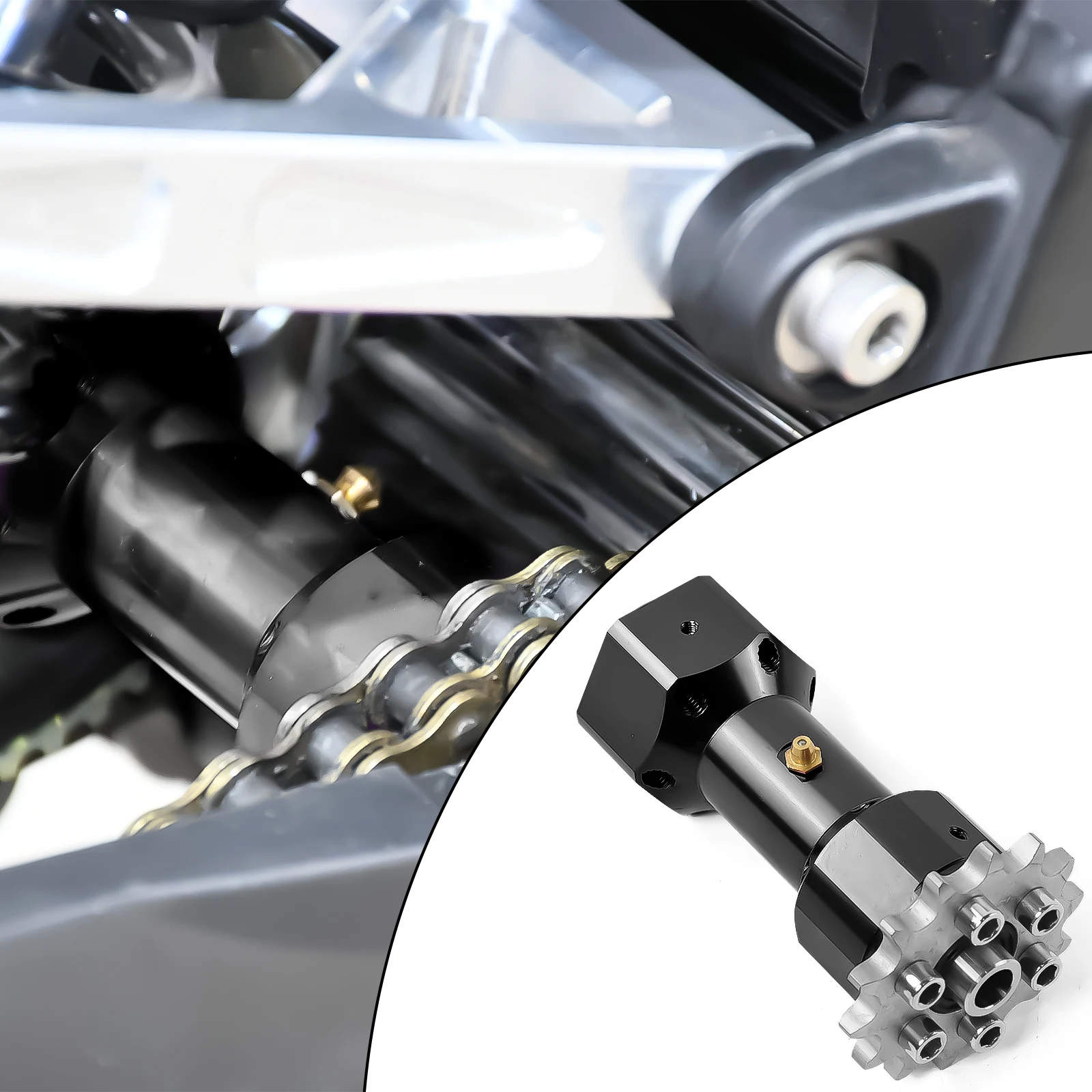 

Motorcycle Middle Axle Drive Shaft Axis Bottom Sleeve For Surron Light Bee X/S Electric DirtBike Modified Motorcycle Accessories