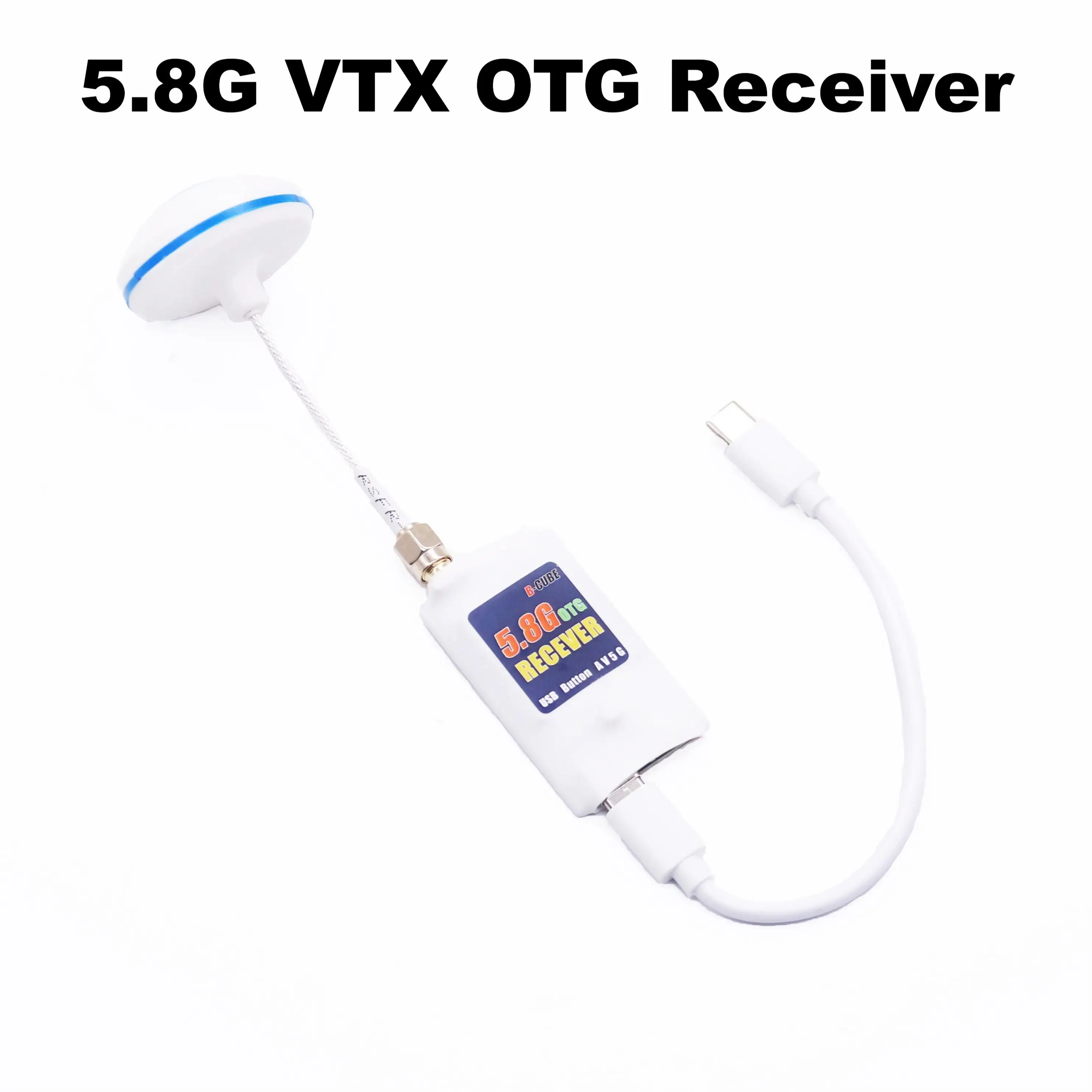 B-CUBE VTX OTG Receiver 5.8G 150CH Channel FPV VTX800 1000 1600 2500MW Video Transmitter Audio Android Phone RC Airplane Drone