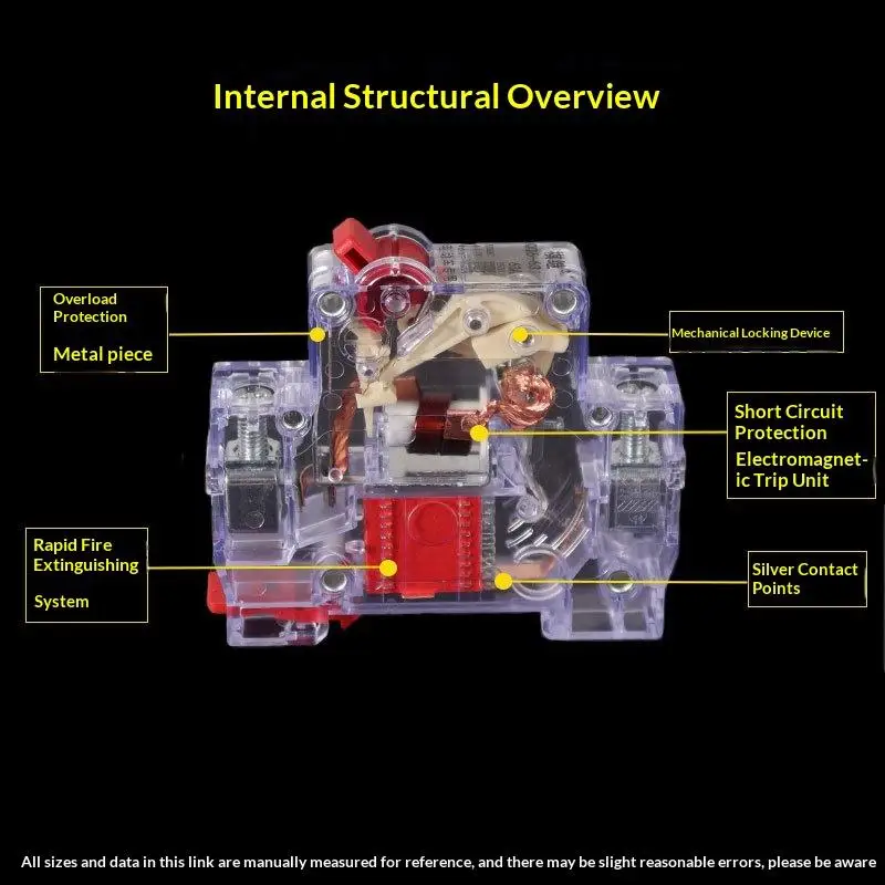Electric Vehicle Circuit Breaker With Flame Retardant Shell Overload Protection For E Scooter E Bike Safety